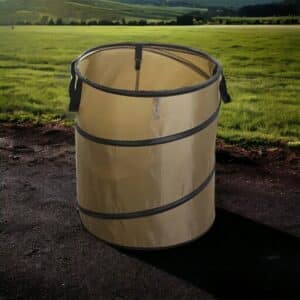 Poubelle de camping pliable