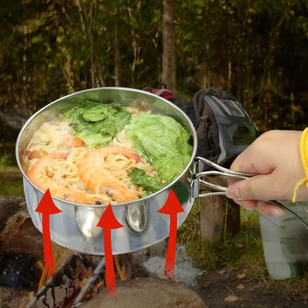 batterie de cuisine camping