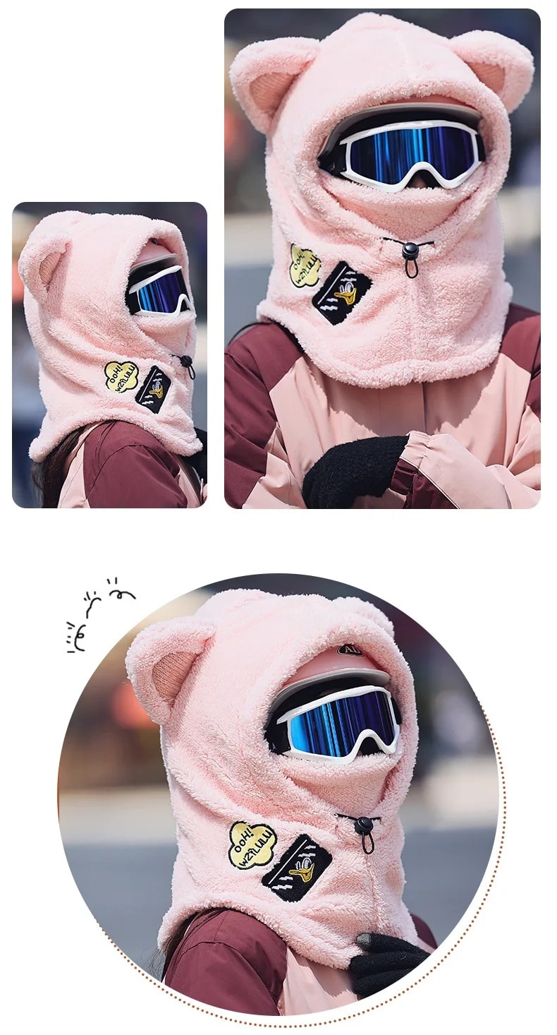 Cagoule casque de ski