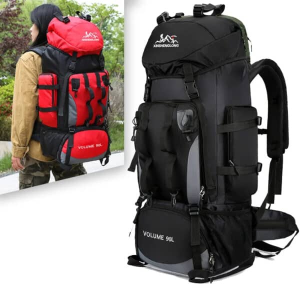 Sac à dos randonnée 90 L avec protection pluie – Image 2