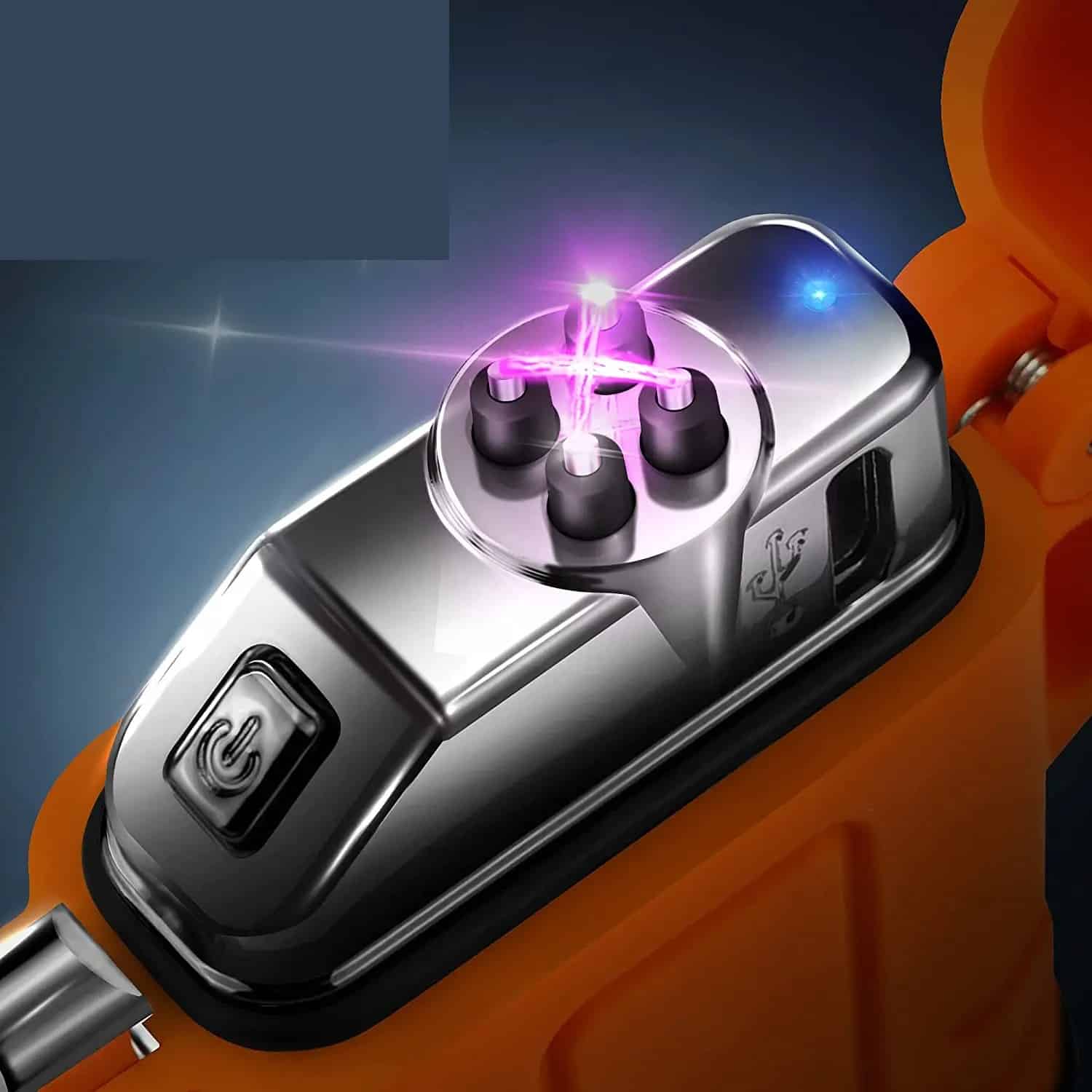 Briquet plasma camping