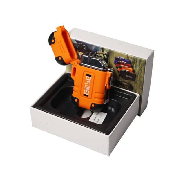 Briquet plasma camping