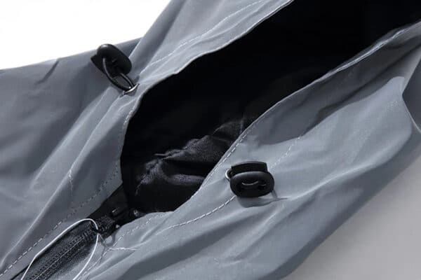 Veste coupe vent imperméable à capuche pour homme