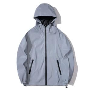 Veste coupe vent imperméable à capuche pour homme