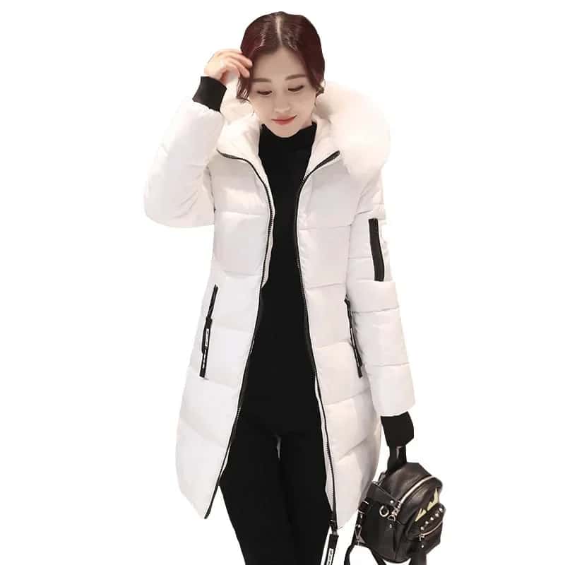 Veste Polaire à Capuche En Fausse Fourrure Hiver 2025 - Manteau Matelassé Doux Et Chaud - Parka Femme Style Décontracté Chic
