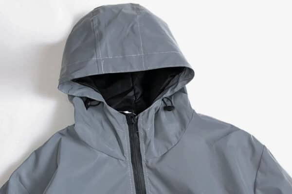 Veste coupe vent imperméable à capuche pour homme