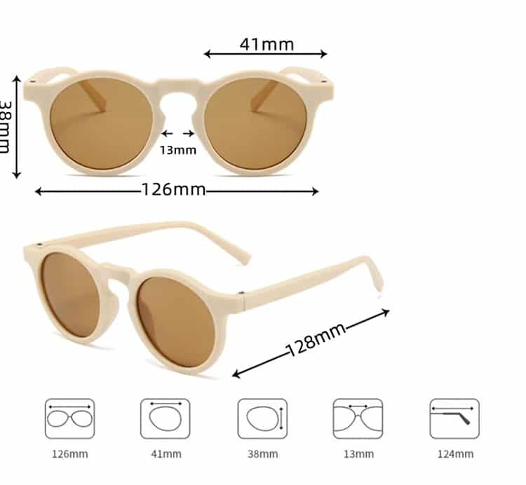 Lunettes rondes vintage enfant