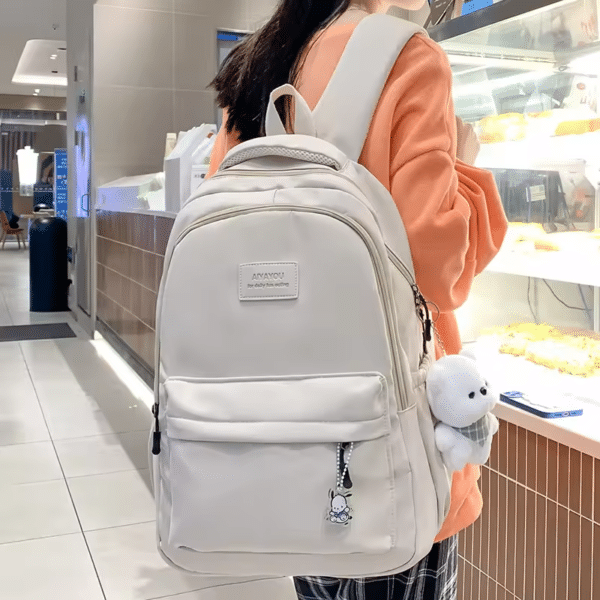 Sac à dos femme peluche bonne capacité – Image 9