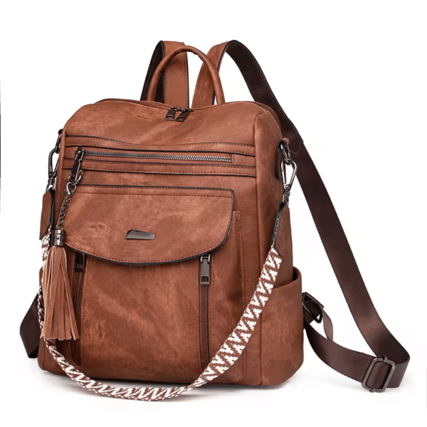 Sac à dos femme avec pompon – Image 6