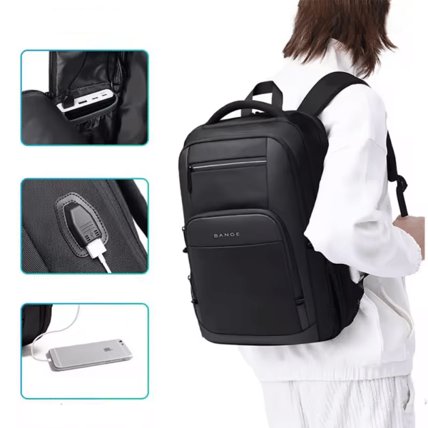 Sac à dos voyage étanche unisexe USB – Image 4