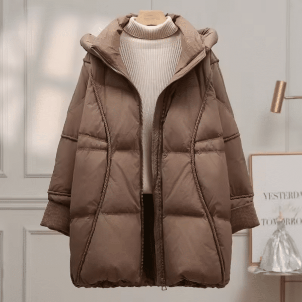 Doudoune femme automne hiver avec capuche taille unique