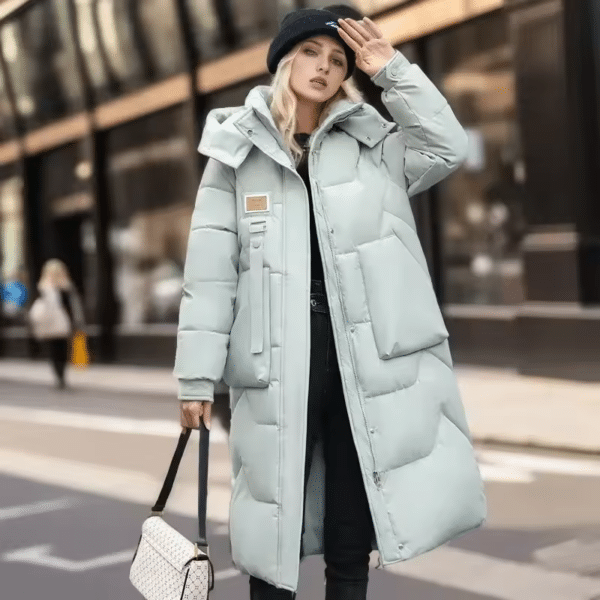 Doudoune femme longue épaisse mode – Image 2