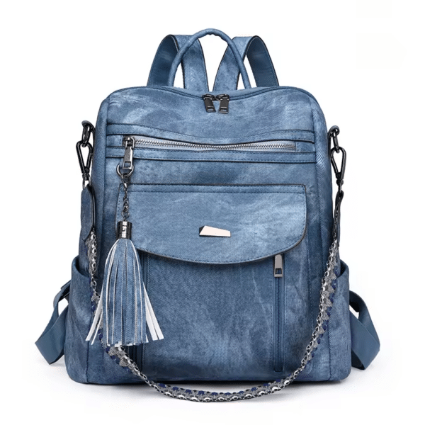 Sac à dos femme avec pompon