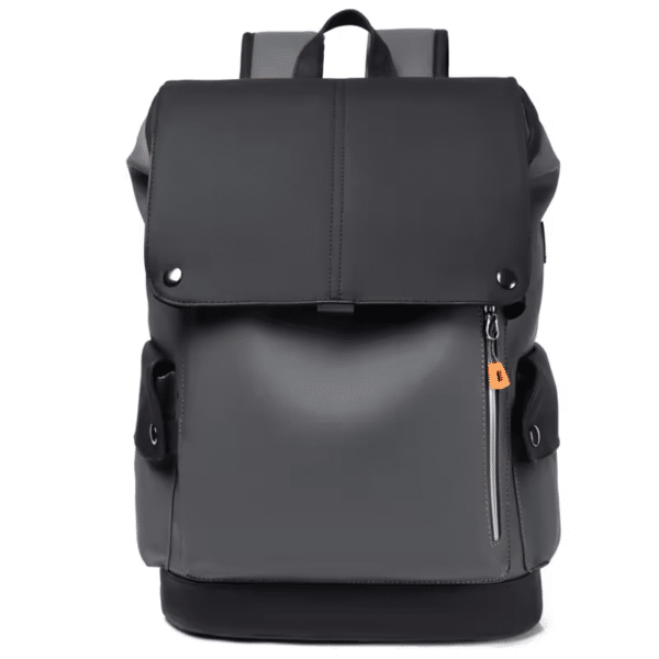 Sac à dos homme cuir PU étanche ultra pratique – Image 4