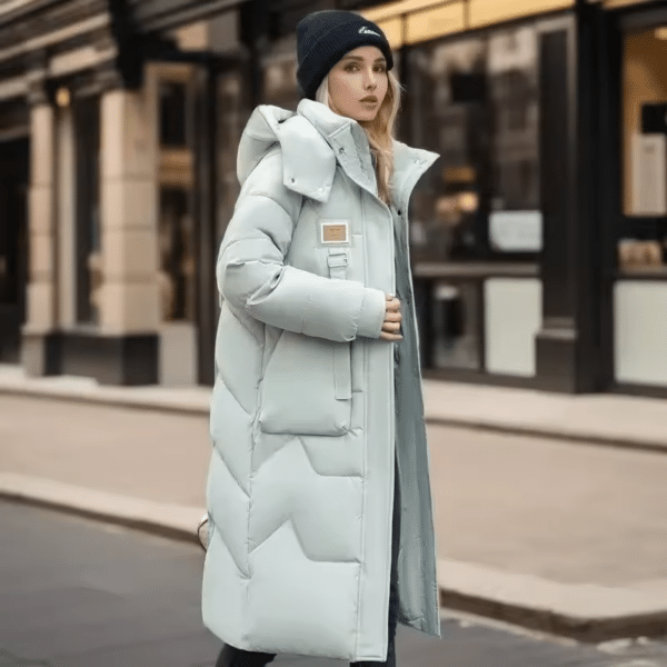 Doudoune femme longue épaisse mode – Image 7