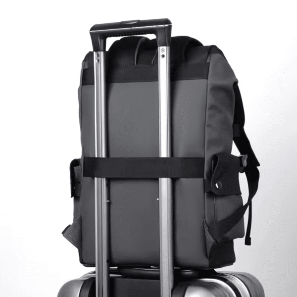 Sac à dos homme cuir PU étanche ultra pratique – Image 9