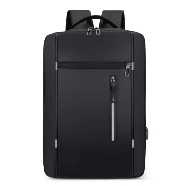 Sac à dos homme USB et multiples poches de rangement – Image 2