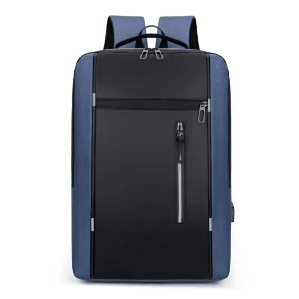 Sac à dos homme USB et multiples poches de rangement – Image 3