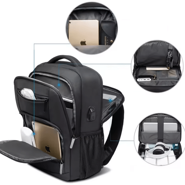 Sac à dos voyage étanche unisexe USB – Image 6