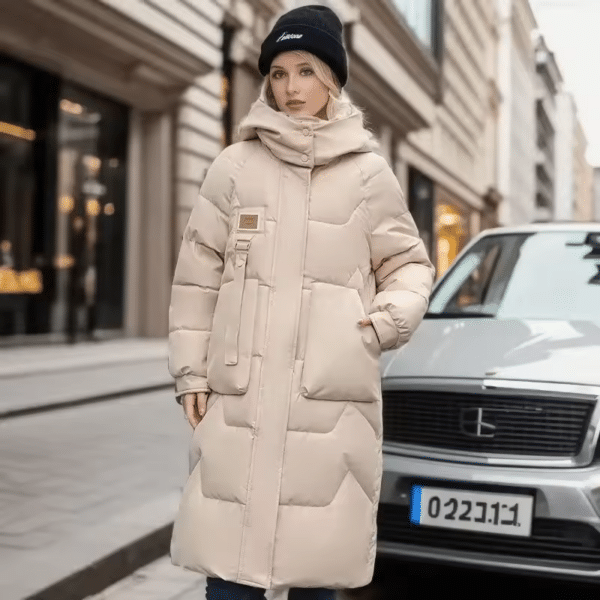 Doudoune femme longue épaisse mode – Image 6