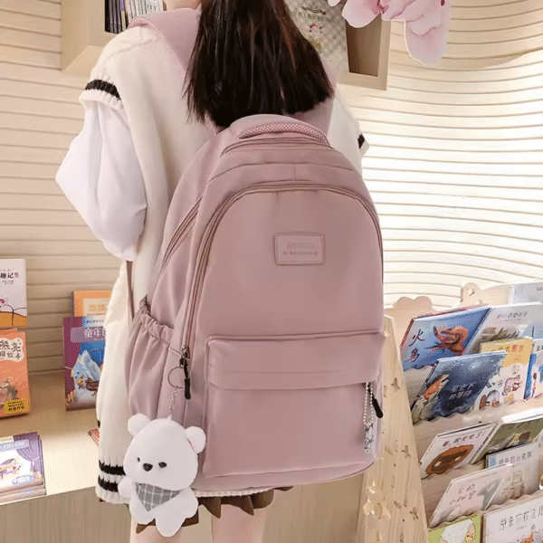 Sac à dos femme peluche bonne capacité – Image 6
