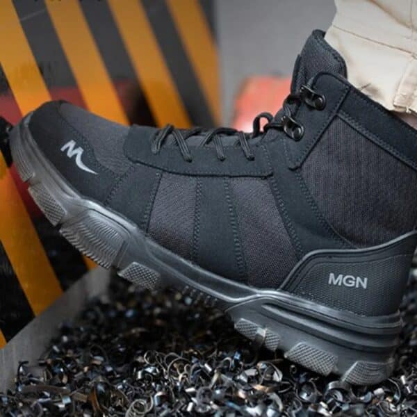 Chaussures de sécurité et de randonnée montantes avec bout en acier – Image 5