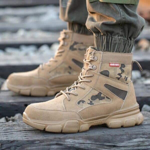 Chaussure de randonnée haute homme robuste et confort