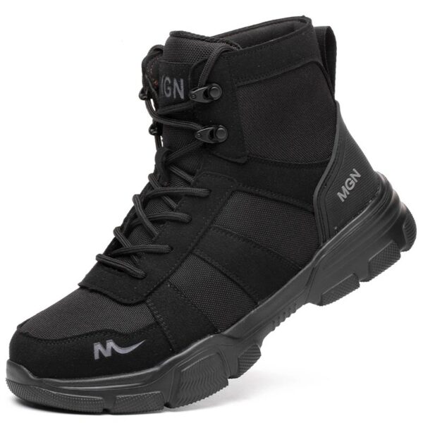 Chaussures de sécurité et de randonnée montantes avec bout en acier – Image 3