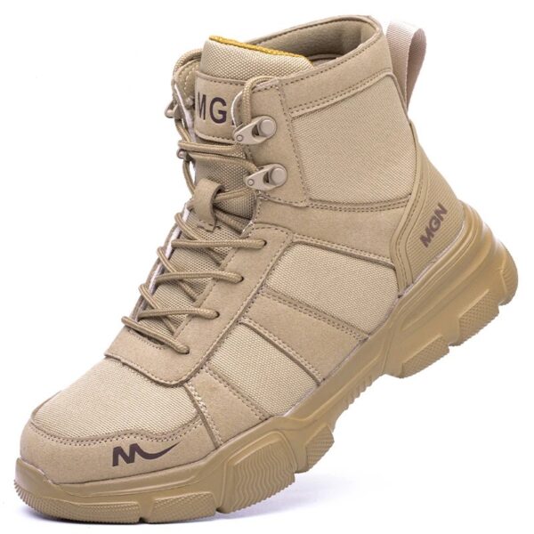 Chaussures de sécurité et de randonnée montantes avec bout en acier – Image 6